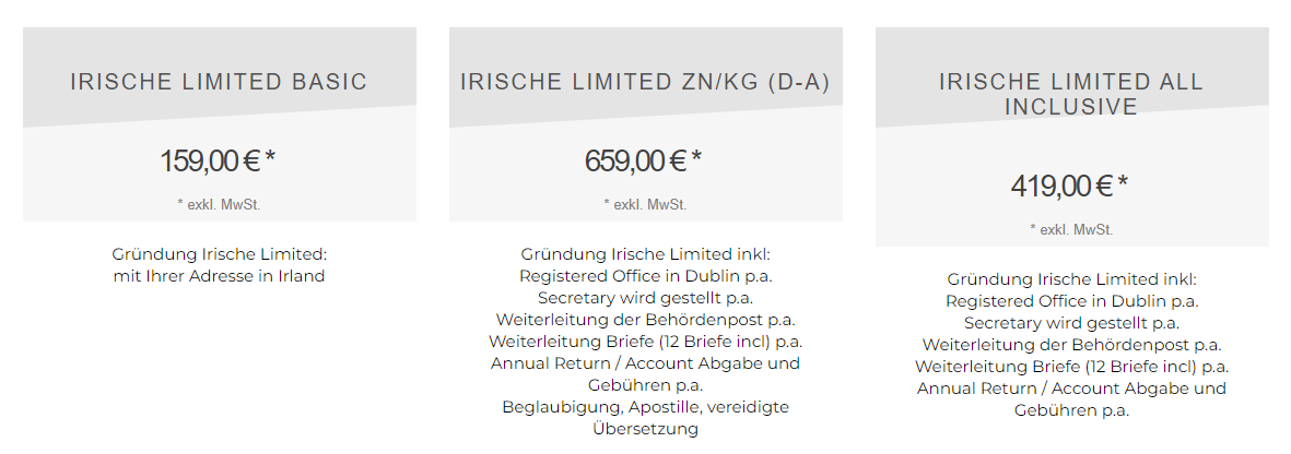 irland ltd.